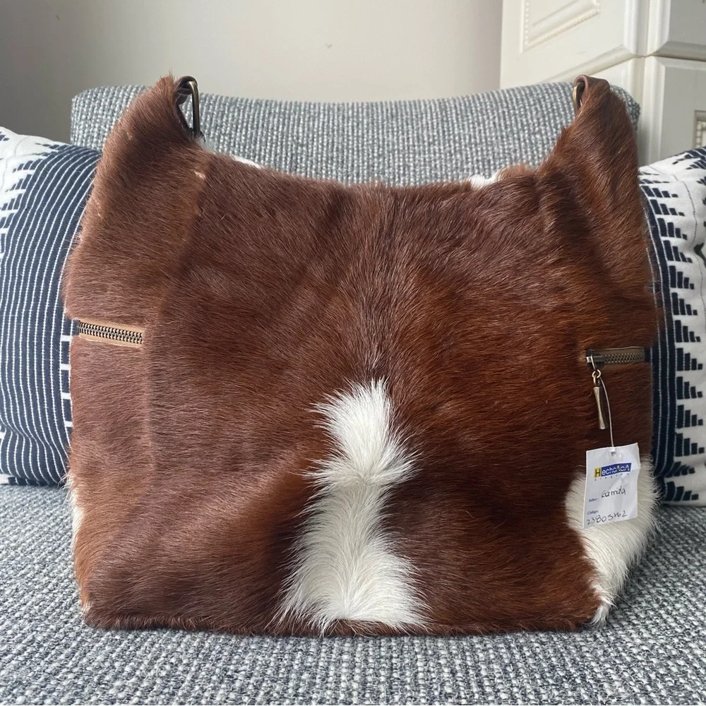 100% Cowhide Shoulder Bag - Picture 4 of 17